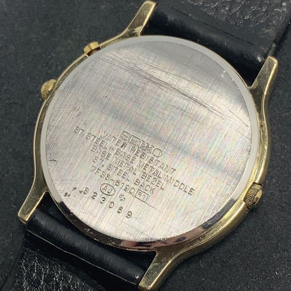 Yahoo!オークション - SEIKO セイコー 7F38-6190 ムーンフェイズ Yahoo!オークション - SEIKO セイコー 7F38-6190 ムーンフェイズ