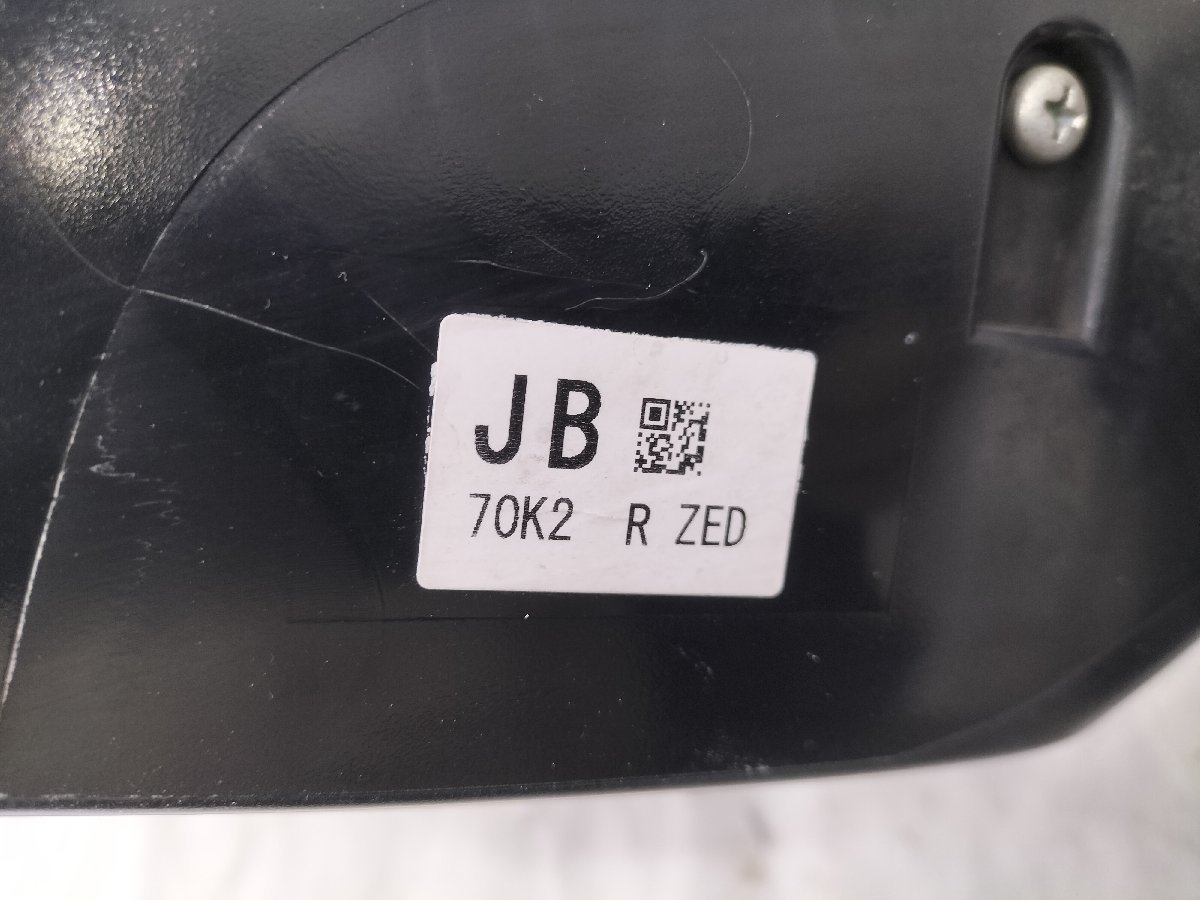 ★MJ23S マツダ　AZワゴン XSスペシャル　平成23年　純正　運転席側　右　ドアミラー サイドミラー　7ピン　70K2　ZED バイオレット 紫★_画像3