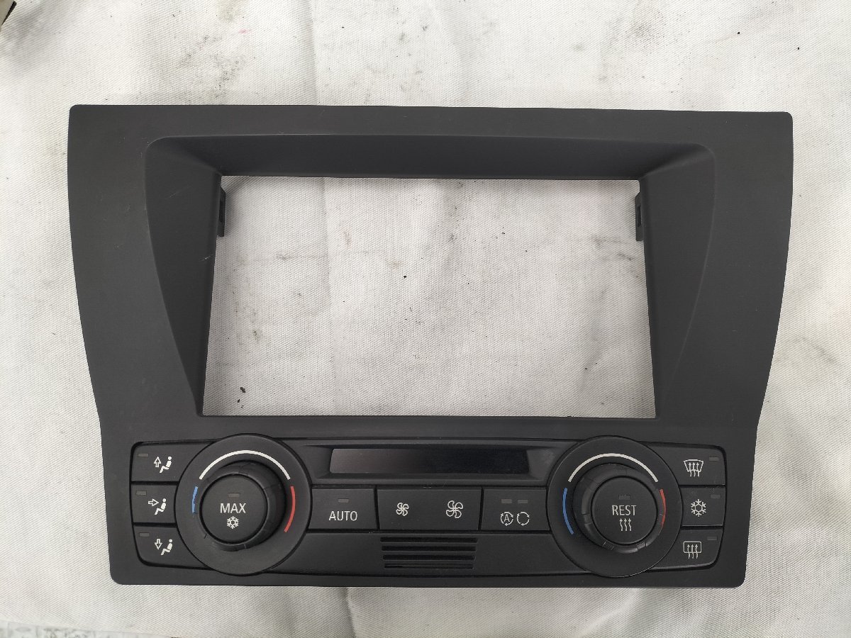 *ABA-VR20 BMW 320i Touring Wagon E91 эпоха Heisei 18 год неоригинальный панель для аудио панель выключатель кондиционера имеется 64119110610-01*