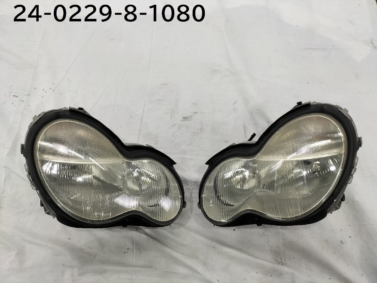 *GF-203235 W203 Benz C180 previous term original left right set halogen re. attaching head light lamp right :A2038200861 left :A2038200761*