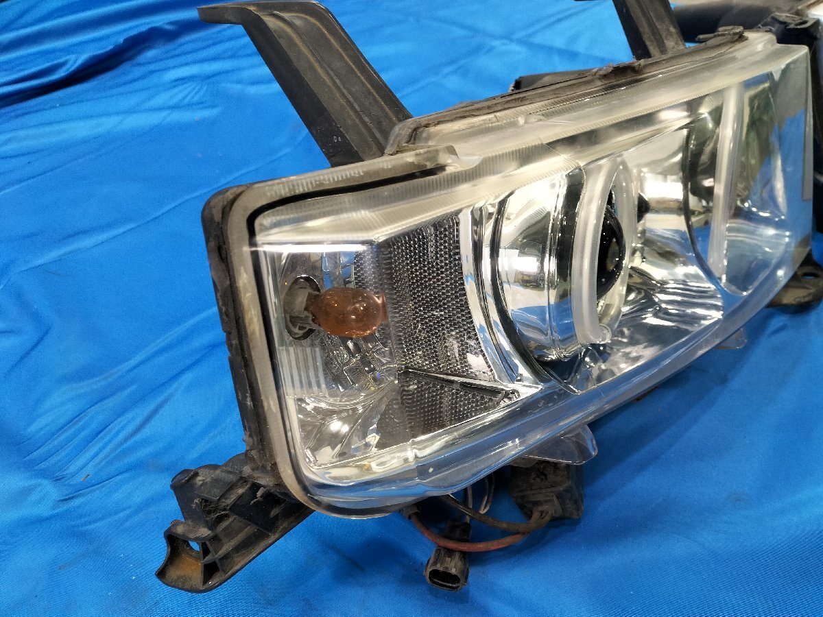 *NCP31 Toyota bB Z Heisei era 14 year after market left right set SONAR SK3302 head light headlamp after market HID lighting ring attaching repeated caulking have *