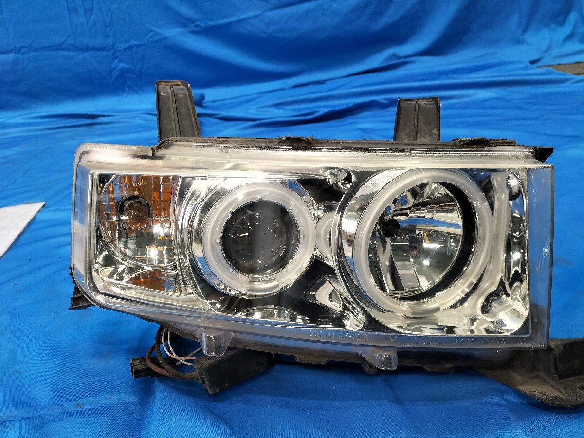 *NCP31 Toyota bB Z Heisei era 14 year after market left right set SONAR SK3302 head light headlamp after market HID lighting ring attaching repeated caulking have *