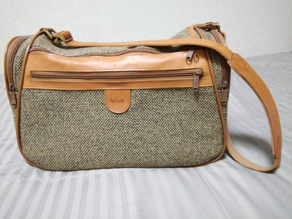 hartmann ハートマン TWEED SHOULDERBAG ツイードショルダーバック Vintage hartmann