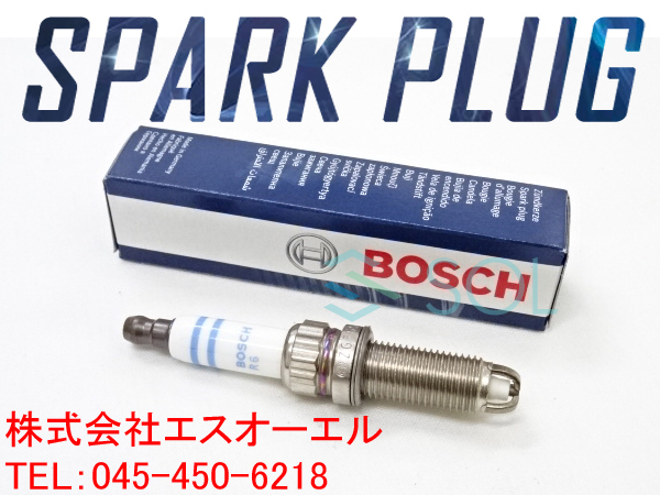 BOSCH スパークプラグ 1本 BMW E82 E87 E88 E90 E91 E92 E93 スーパー 116i 118i 120i 135i 320i 325i 335i ZGR6STE2 ZGR6STE2W_画像1