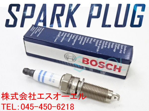 アウディ Q7 (4LBHKS) イリジウム スパークプラグ 1本 BOSCH YR6T11330T 101905622 出荷締切18時_画像1