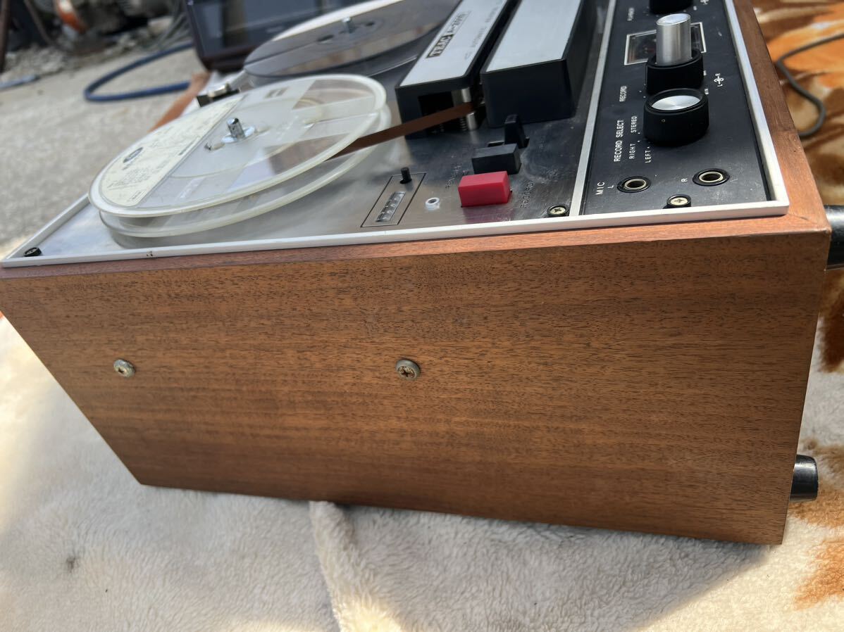 TEAC Teac A-2010 open reel deck audio equipment sound equipment that time thing Showa Retro present condition selling out 