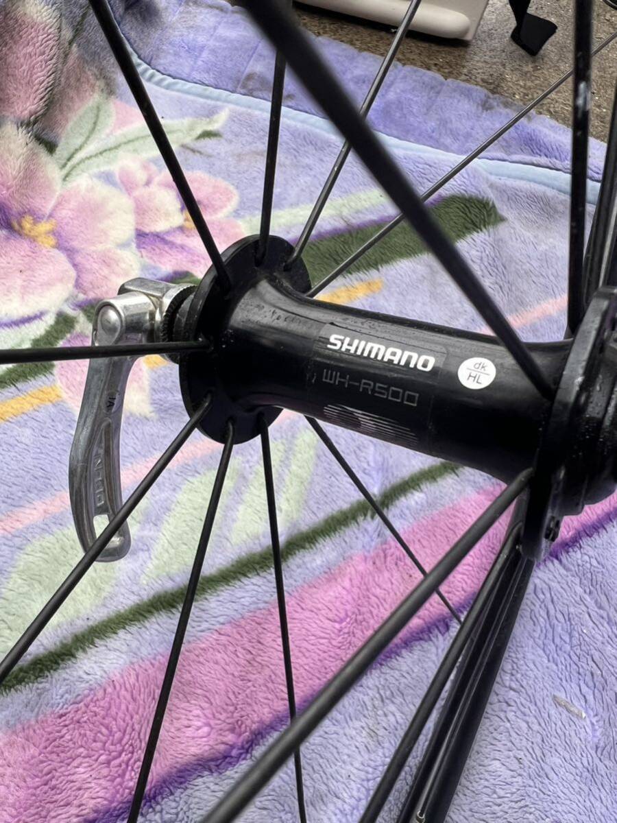 SHIMANO シマノ WH-R500 ホイールセット 自転車 ロードバイク 部品 パーツ 現状売り切りの画像5