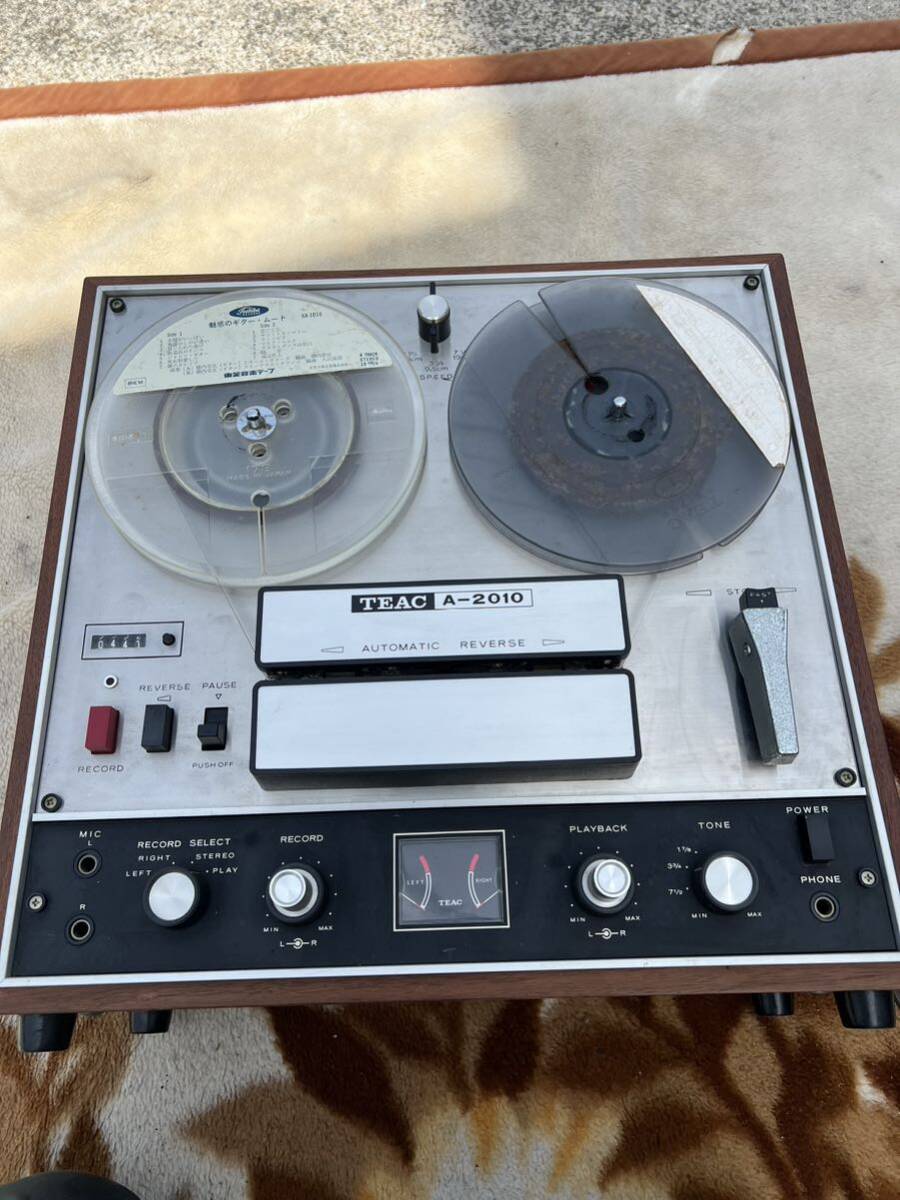 TEAC ティアック A-2010 オープンリールデッキ オーディオ機器 音響機器 当時物 昭和レトロ 現状売り切り