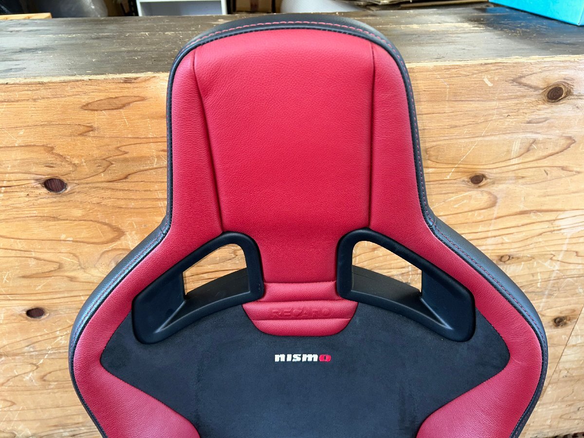 引き取り可 H30年 ノート ニスモS E12改 純正オプション RECARO 助手席シート レカロ 中古品の画像5