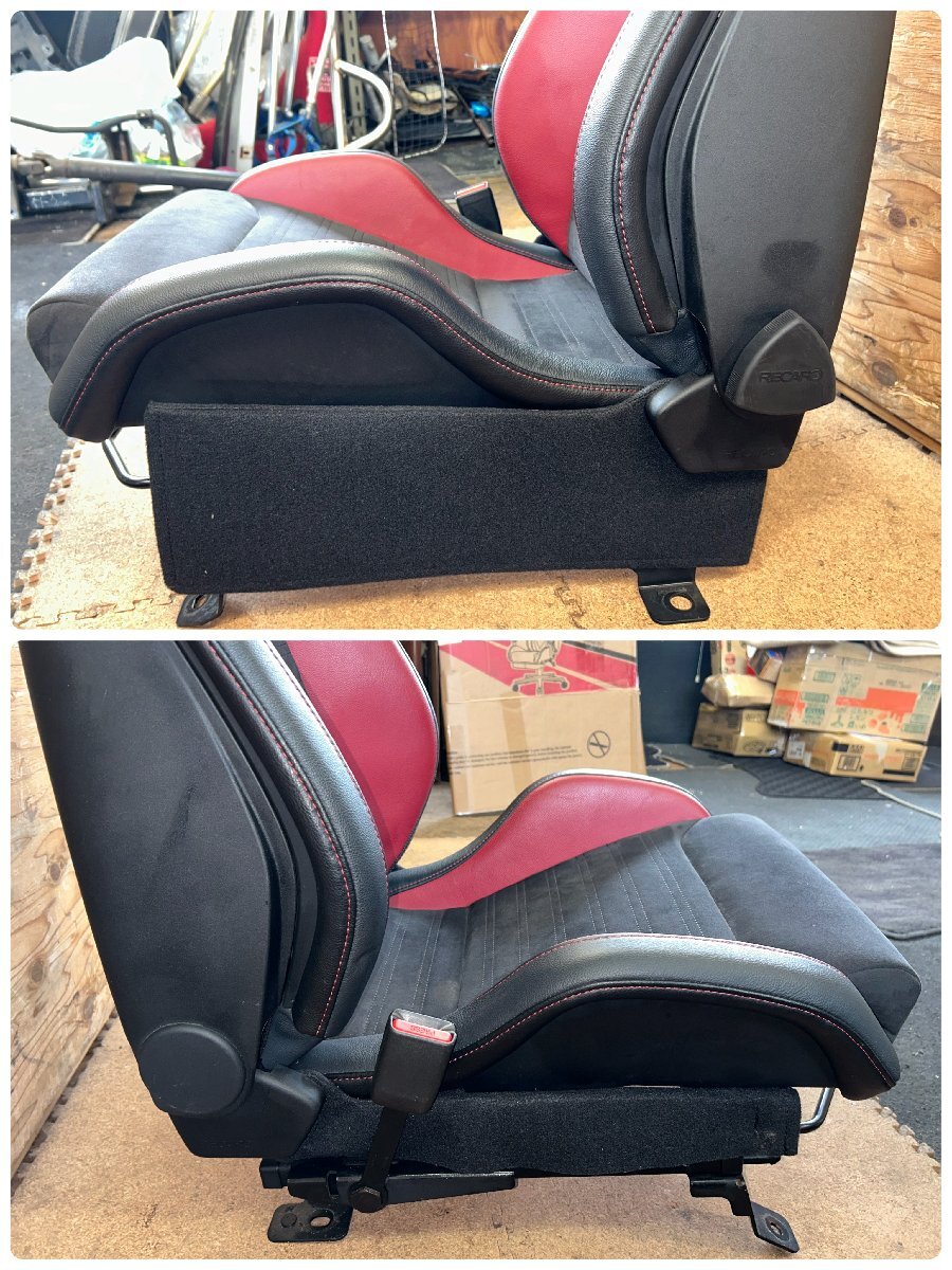 引き取り可 H30年 ノート ニスモS E12改 純正オプション RECARO 助手席シート レカロ 中古品の画像6