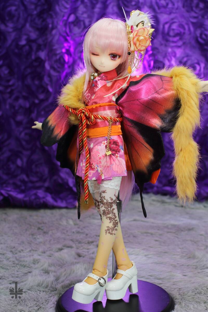 適切な価格 「桜本屋」華麗短い和服《鳳蝶》★★ONE OFF★★ MDD-S/M/L胸 ミニドルフィードリーム その他