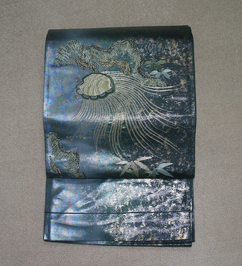【ついに再販開始!】 ◆弊社工房オリジナル◆手刺繍、引箔袋帯◆訪問着、留袖、色留、色無地用◆1 未仕立て 【ついに再販開始!】 ◆弊社工房オリジナル◆手刺繍、引箔袋帯◆訪問着、留袖、色留、色無地用◆1 未仕立て