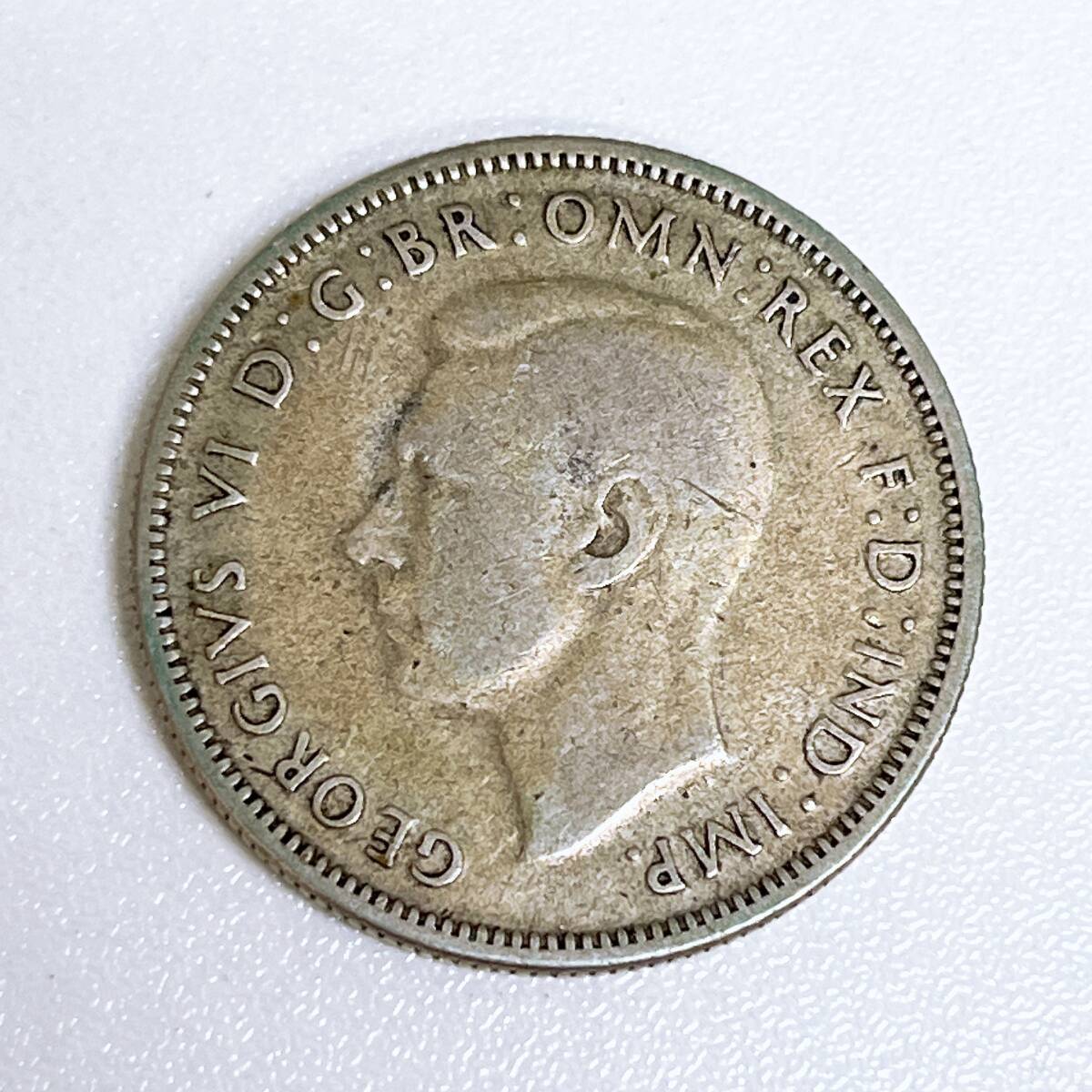 オーストラリア 1フローリン銀貨 1946年 中古 アンティーク 硬貨 コインの画像1