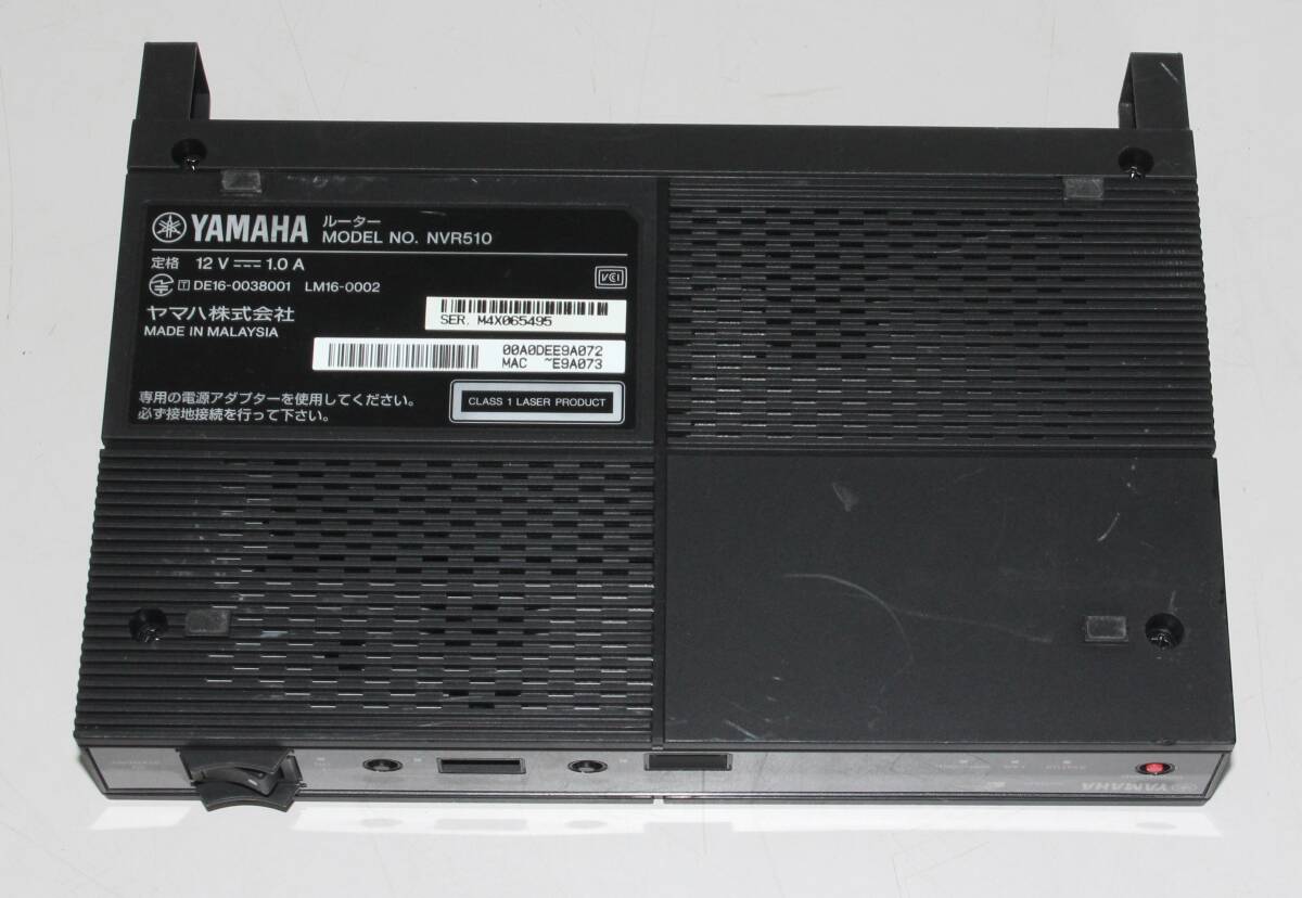 YAMAHA ギガアクセス VoIPルーター NVR510 ACアダプタ付【通電OK】の画像6