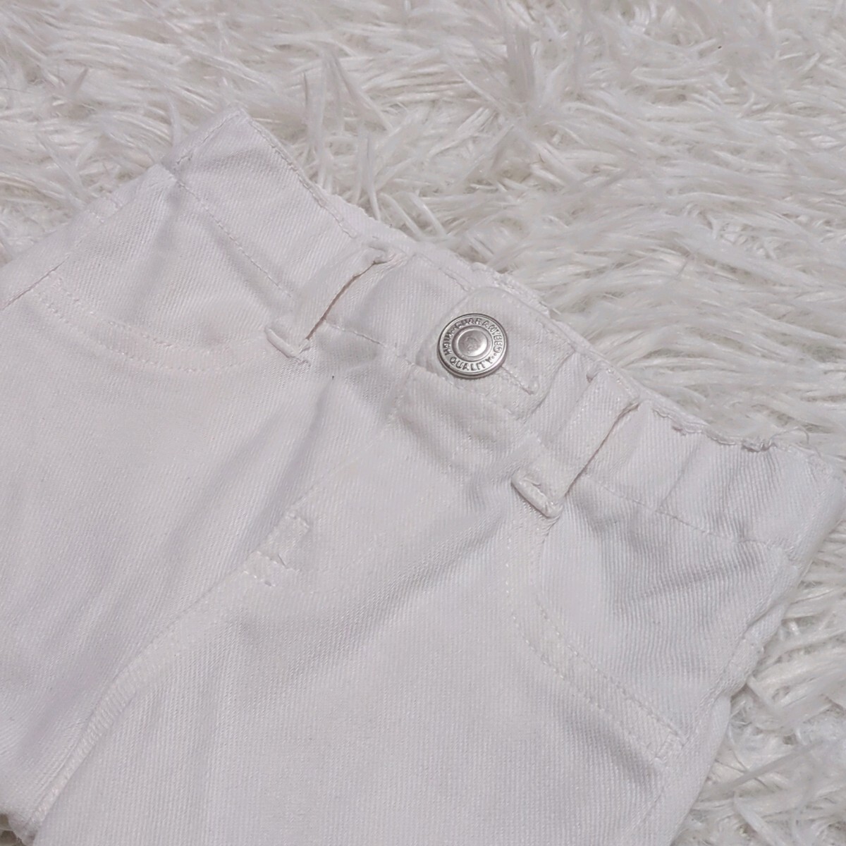 【送料無料】ampersand　アンパサンド　パンツ　90cm　白　ホワイト　ベビー　子供服_画像3