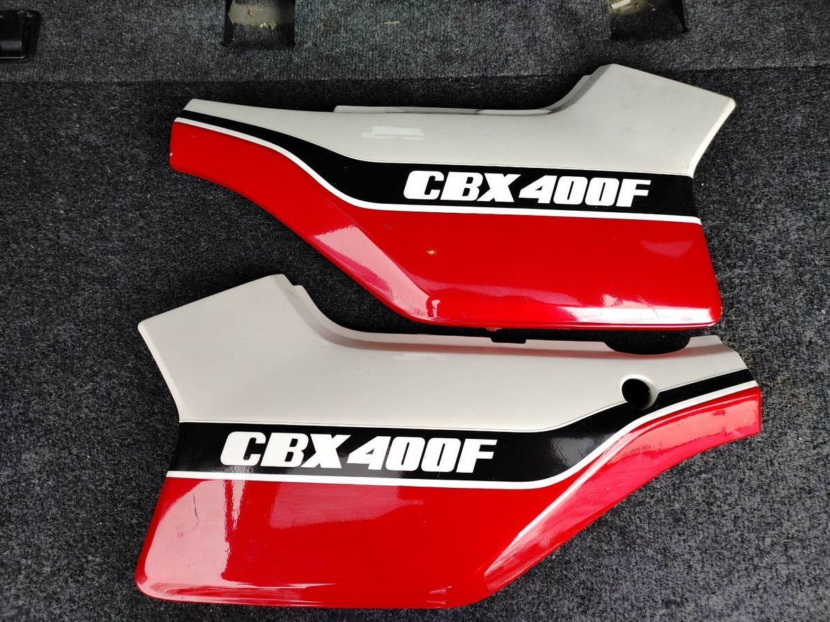 CBX400F 純正外装一式 赤白1型 希少 当時物_画像5