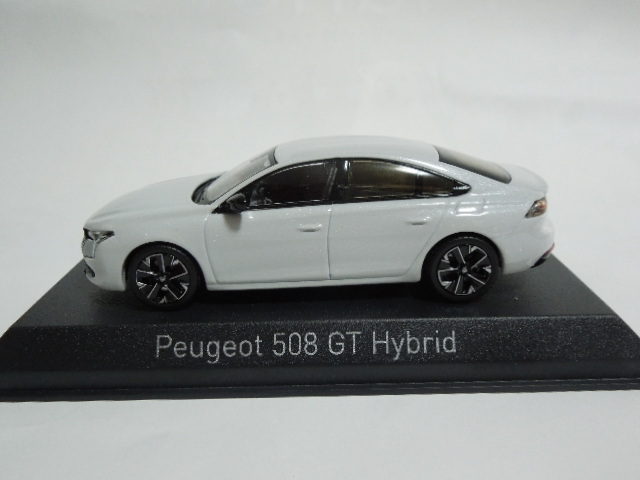 ノレヴ 1/43 プジョー 508 GT HYBRID 2023 オーケナイトホワイト (NOREV) 新品_画像2