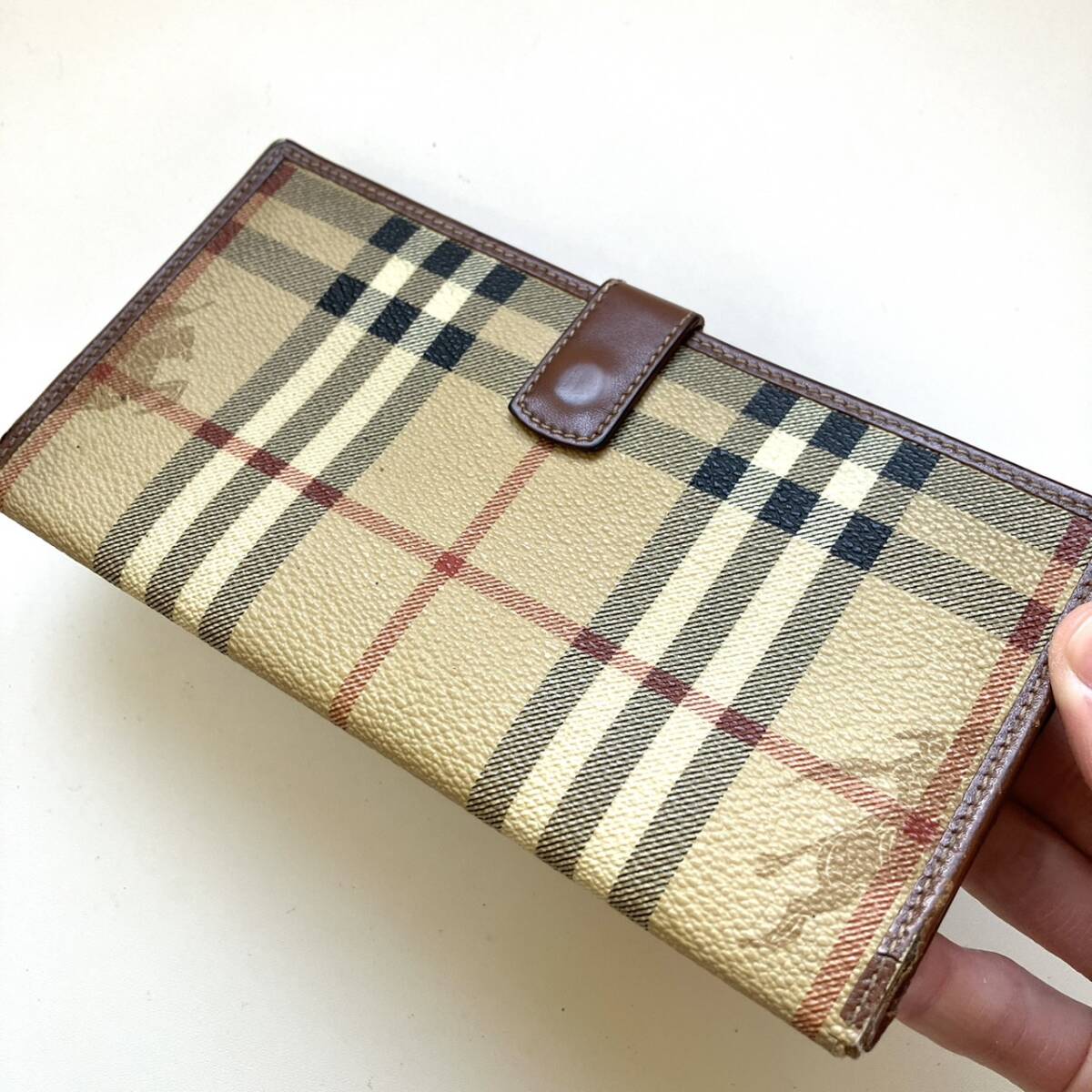 バーバリー　Burberry 長財布　ノバチェック レディース　送185_画像8