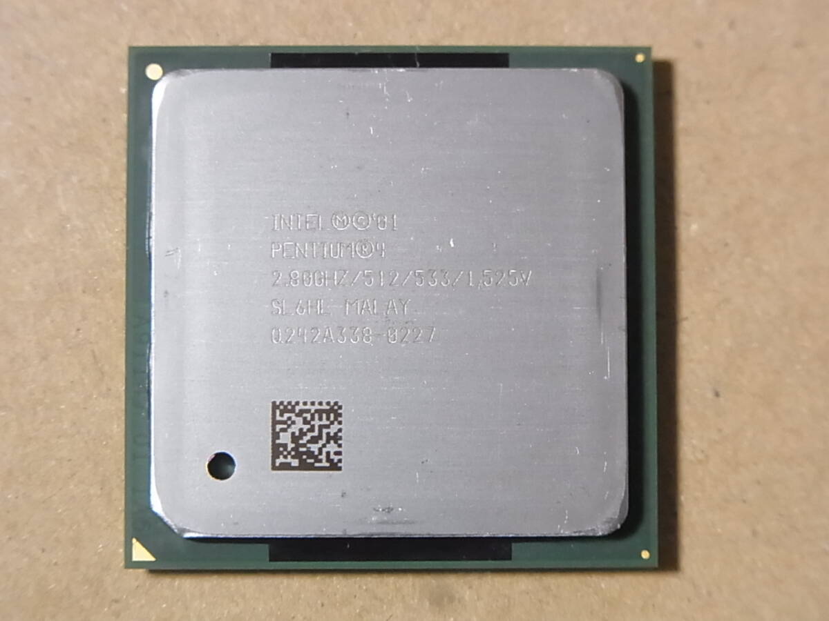 ◎Intel Pentium4 2.80GHz/512/533/1.525V SL6HL Northwood Socket478 (Ci0891)_画像1