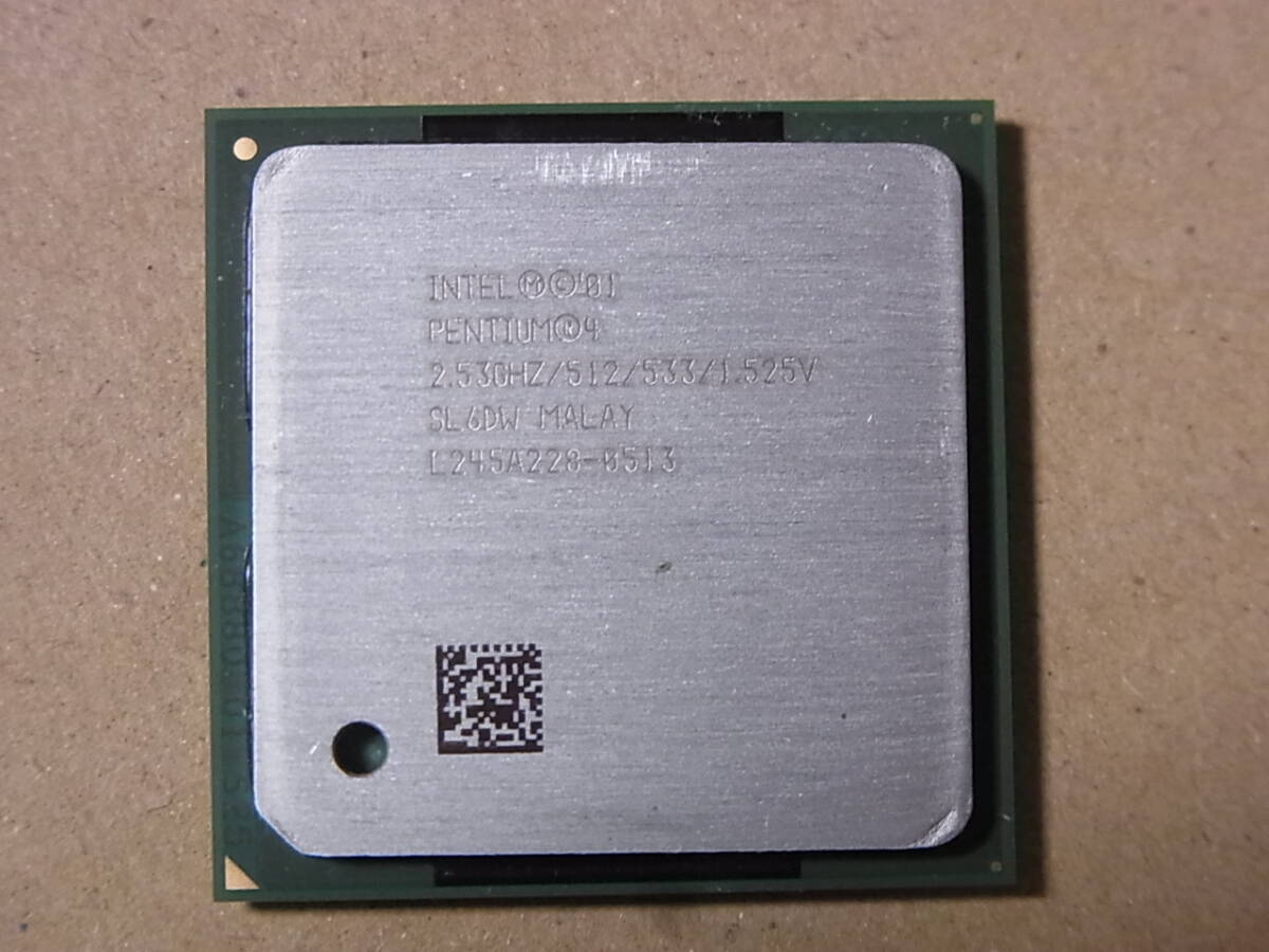 ☆Intel Pentium4 2.53GHz/512/533/1.525V SL6DW Northwood Socket478 (Ci0896)_画像1