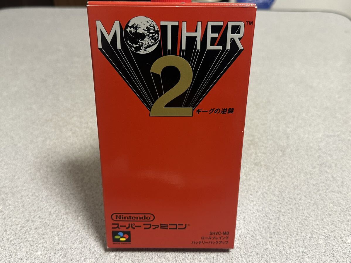 SFC 新品未使用　美品　MOTHER2 箱説付　珍品　　　　レア　スーパーファミコン　マザー2ギーグの逆襲 Nintendo 任天堂 _画像1