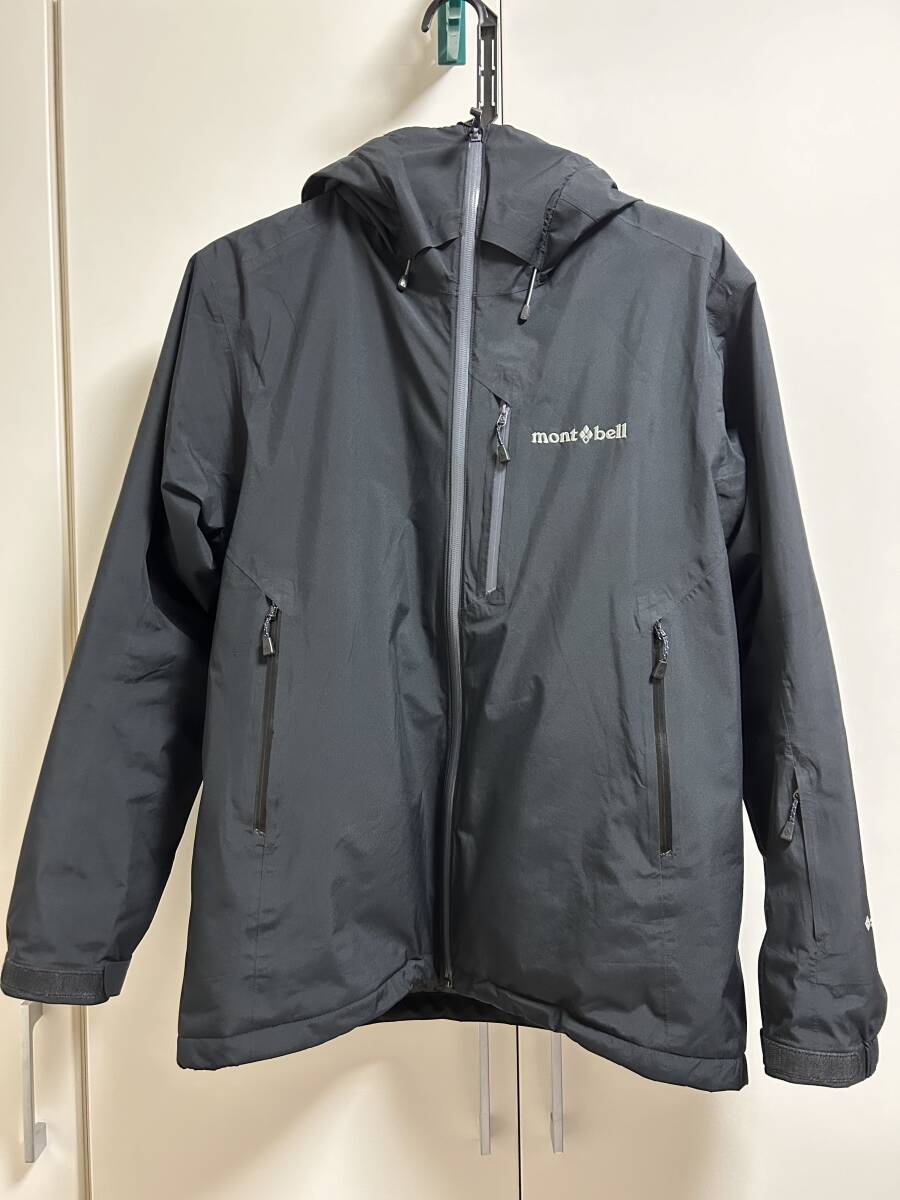 24年1月購入 モンベル パウダーグライド パーカ L ブラック mont 24年1月購入 モンベル パウダーグライド パーカ L ブラック mont