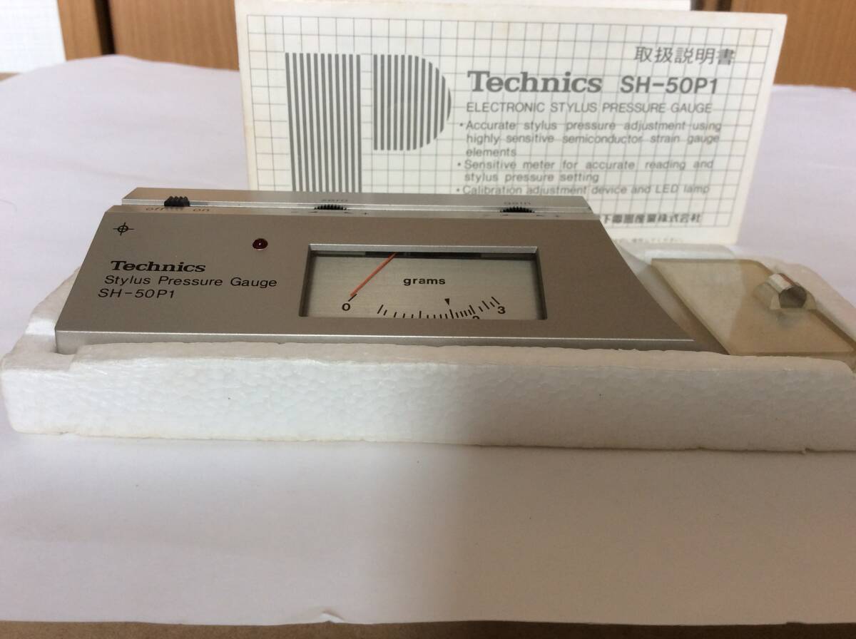 Technics SH-50P1 針圧計です 取り扱い説明書付き_画像6