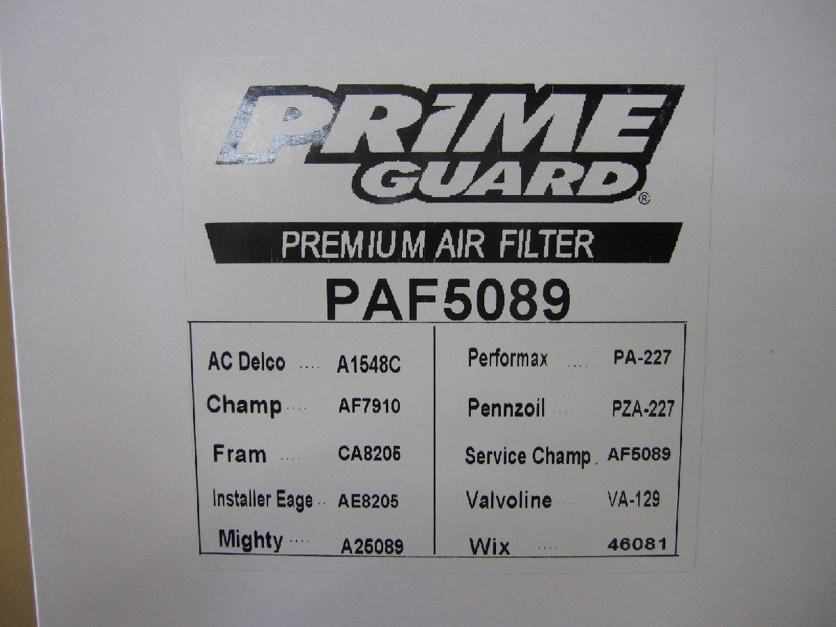 PRIMEGUARD　エアーフィルター　PAF5089　Jeep　TJラングラー　未使用_画像2