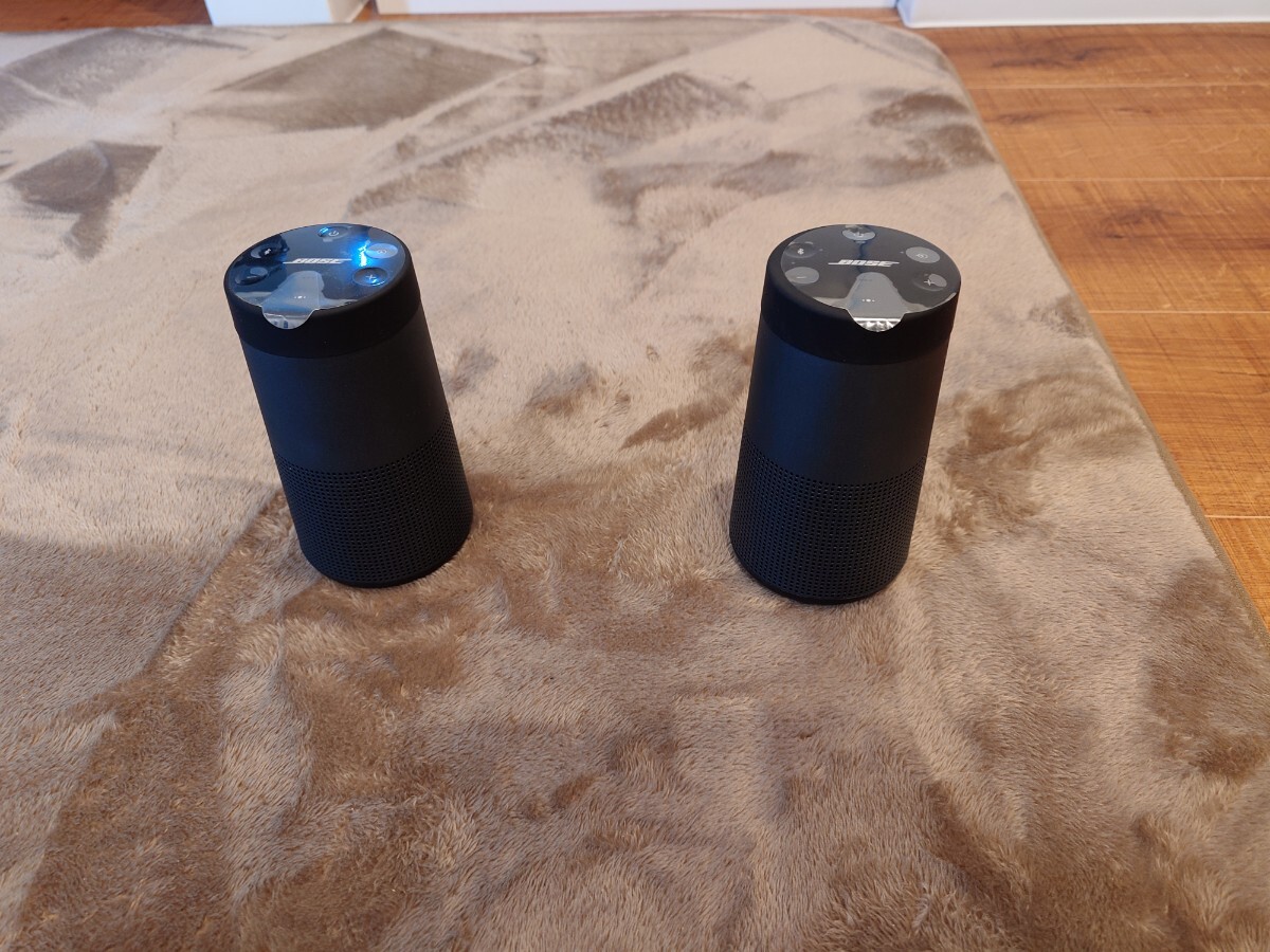 中古美品です。ヤフーショピング購入 国内正規品 BOSE SoundLink Revolve Bluetooth speaker Triple Black 2個セット の画像6
