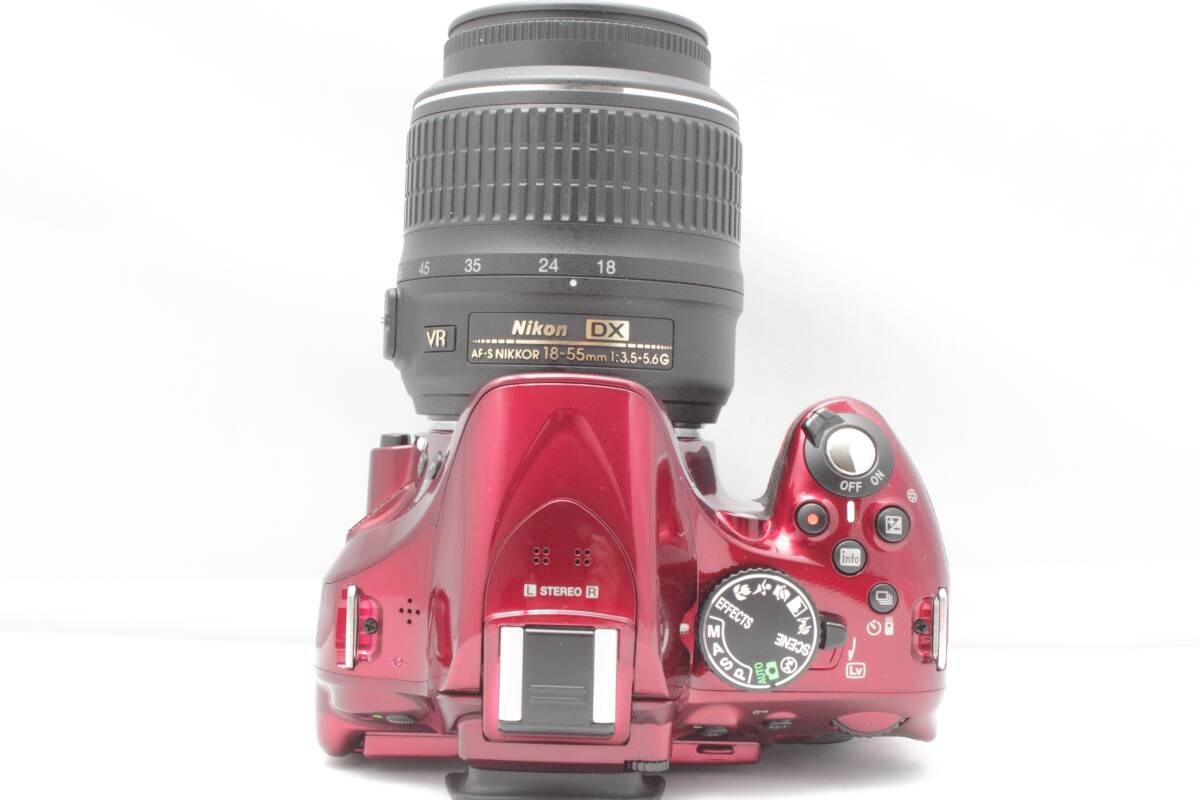 11152円 シャッター少なめ!Nikon D5200 レッド レンズキット 11152円 シャッター少なめ!Nikon D5200 レッド レンズキット
