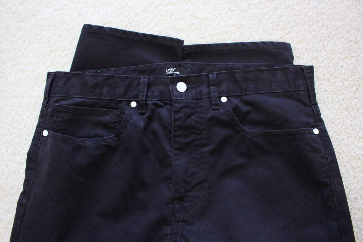 ②★Levi’s California リーバイス カリフォルニア　黒パンツ (34 Lサイズ　W８８　リーバイス 綿パンツ　デニム_画像5