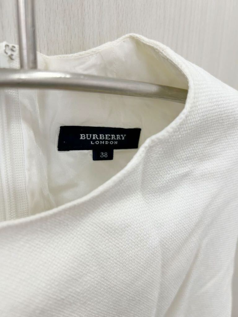 Burberry London バーバリーロンドン ノースリーブ ワンピース ノバチェック 三陽商会 表記サイズ38の画像2