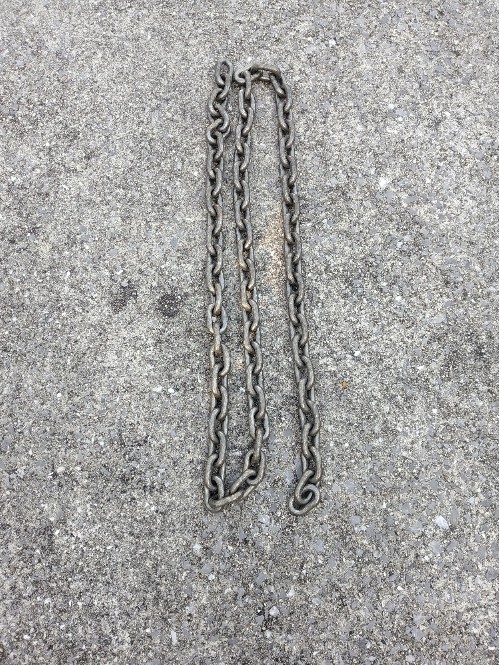  нержавеющая сталь цепь б/у 1.8 метров 