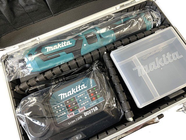 ■マキタ 7.2V 充電式ペンインパクトドライバー TD022DSHX-B1 青 ブルー ★電池1個仕様 新品 アルミケース入りセット_画像2