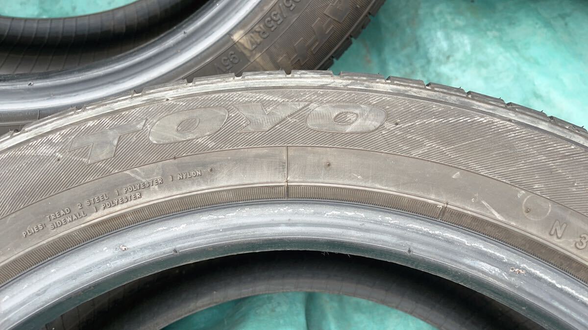 TOYO タイヤ　トーヨー　ノーマルタイヤ TRANPATH 205/55r17 2021年製　バリ溝_画像7