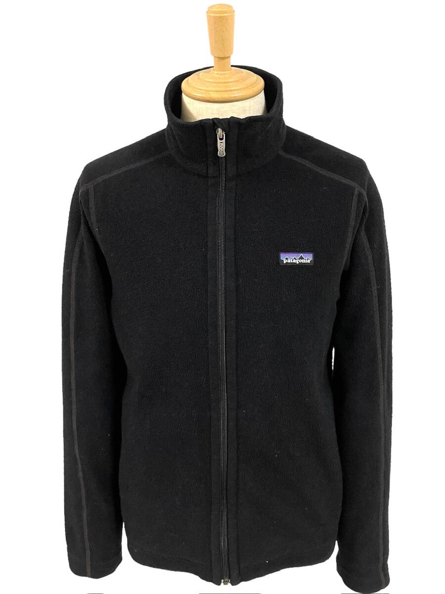 パタゴニア Patagonia 26535F7 ライトウェイト シンチラ フリース ジップアップジャケット メンズ Sサイズ 黒 ブラック_画像1