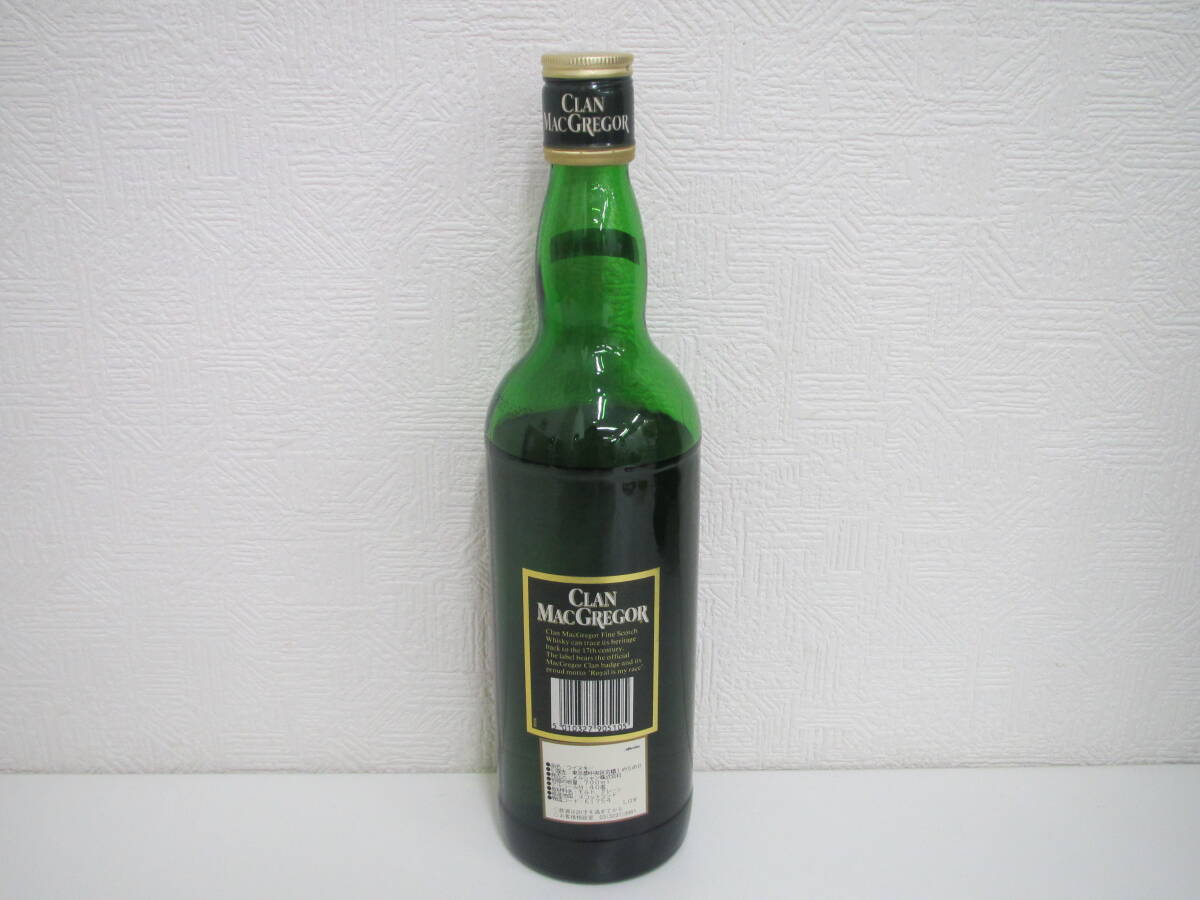 酒祭 洋酒祭 クラン マクレガー 700ml 40% 未開栓 スコッチ ウイスキー CLAN MACGREGORの画像3