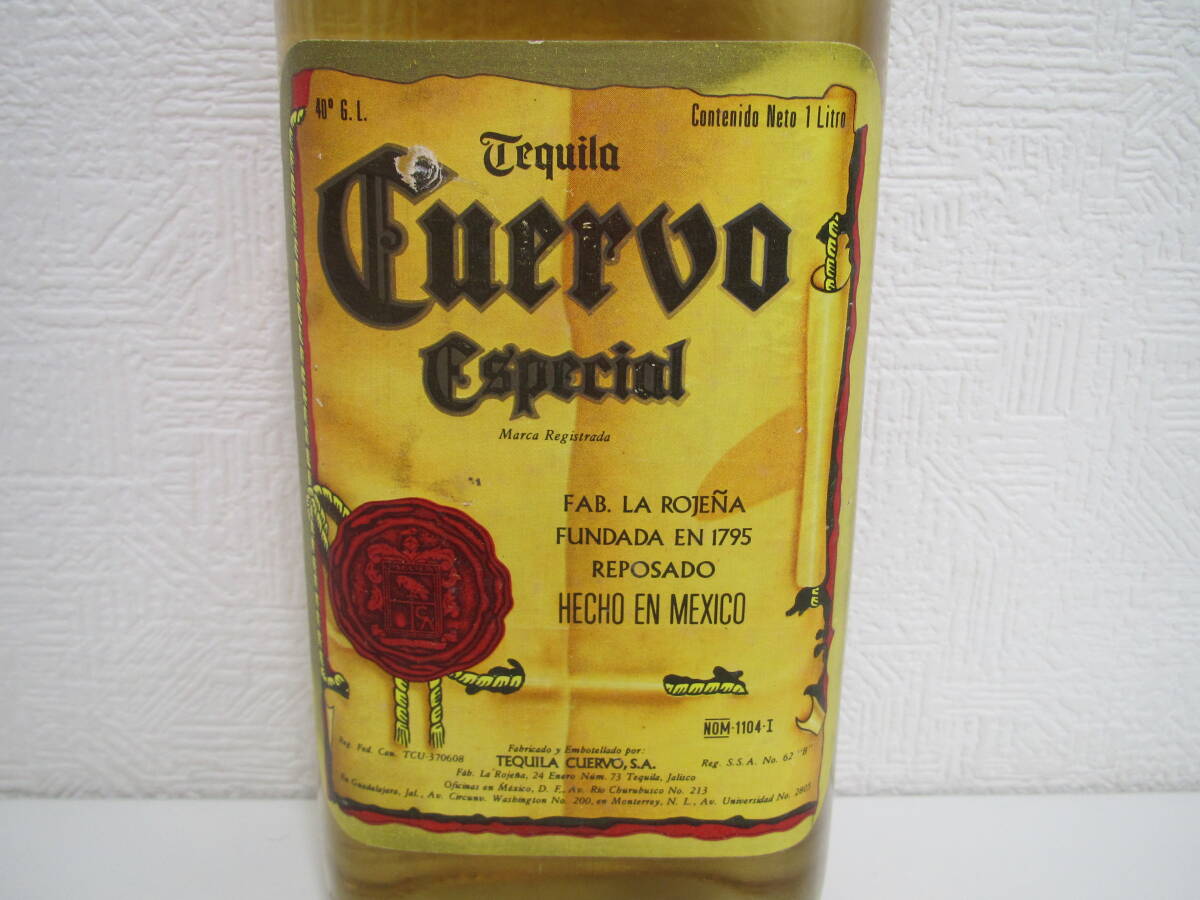 酒祭 洋酒祭 クエルボ 1000ml 40% 未開栓 テキーラ エスペシャル Tequila Cuervo Especial 古酒_画像5