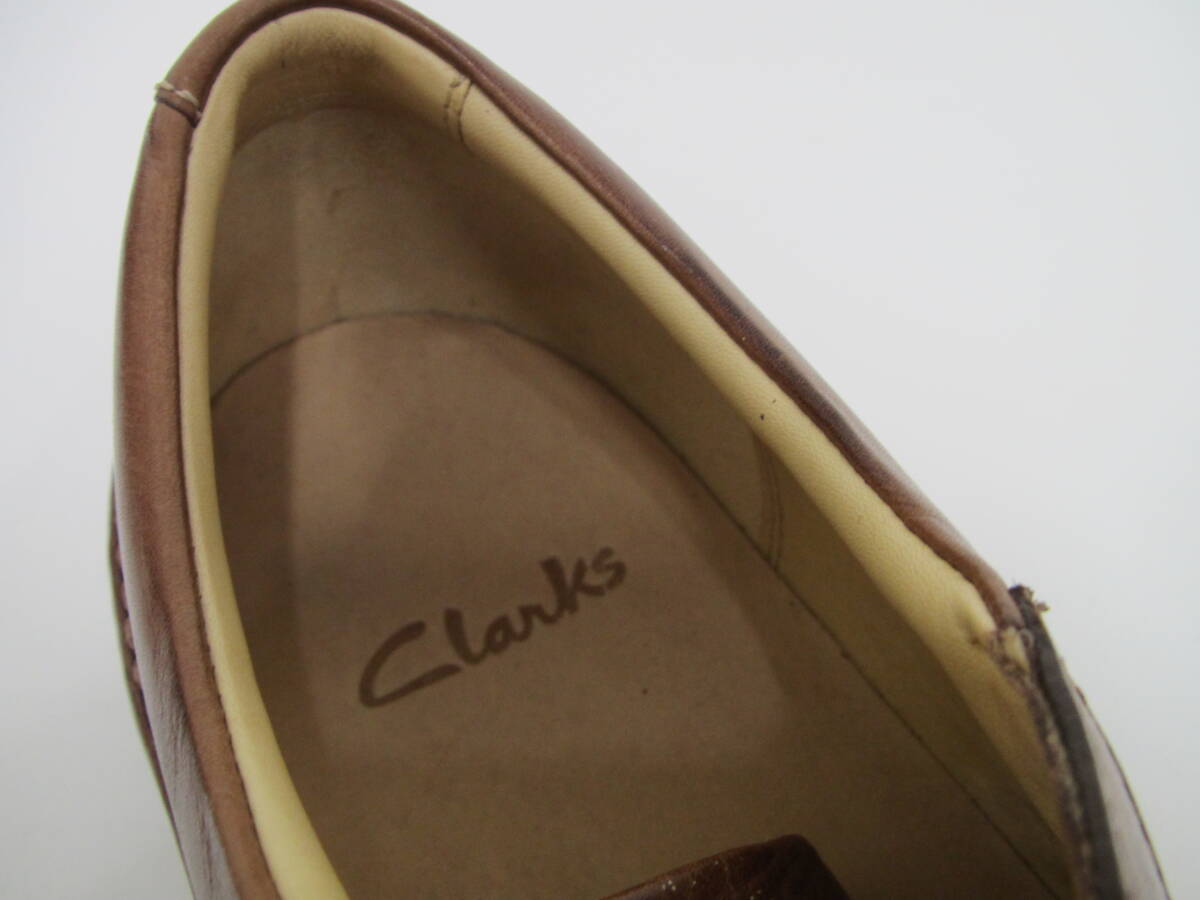 シューズ祭 クラークス ビジネスシューズ 革靴 28.0cm 使用品 自宅保管品 Clarks UK10G ダークブラウン メンズ レザー_画像5