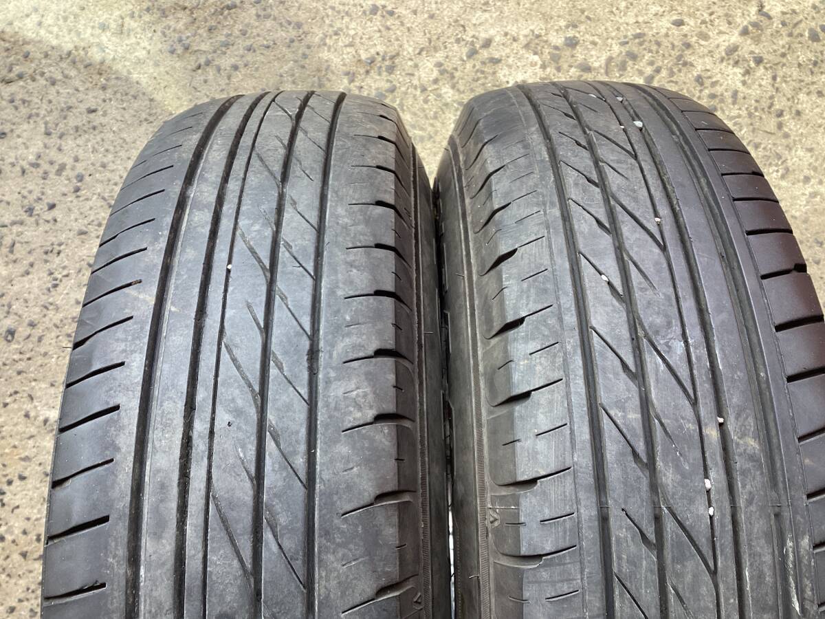 M7056 ハイエース 100系 純正 メッキ 15インチスチール＆195/80R15 107/105L LT グッドイヤー ナスカー ホワイトレター 夏タイヤ4本セット_画像9