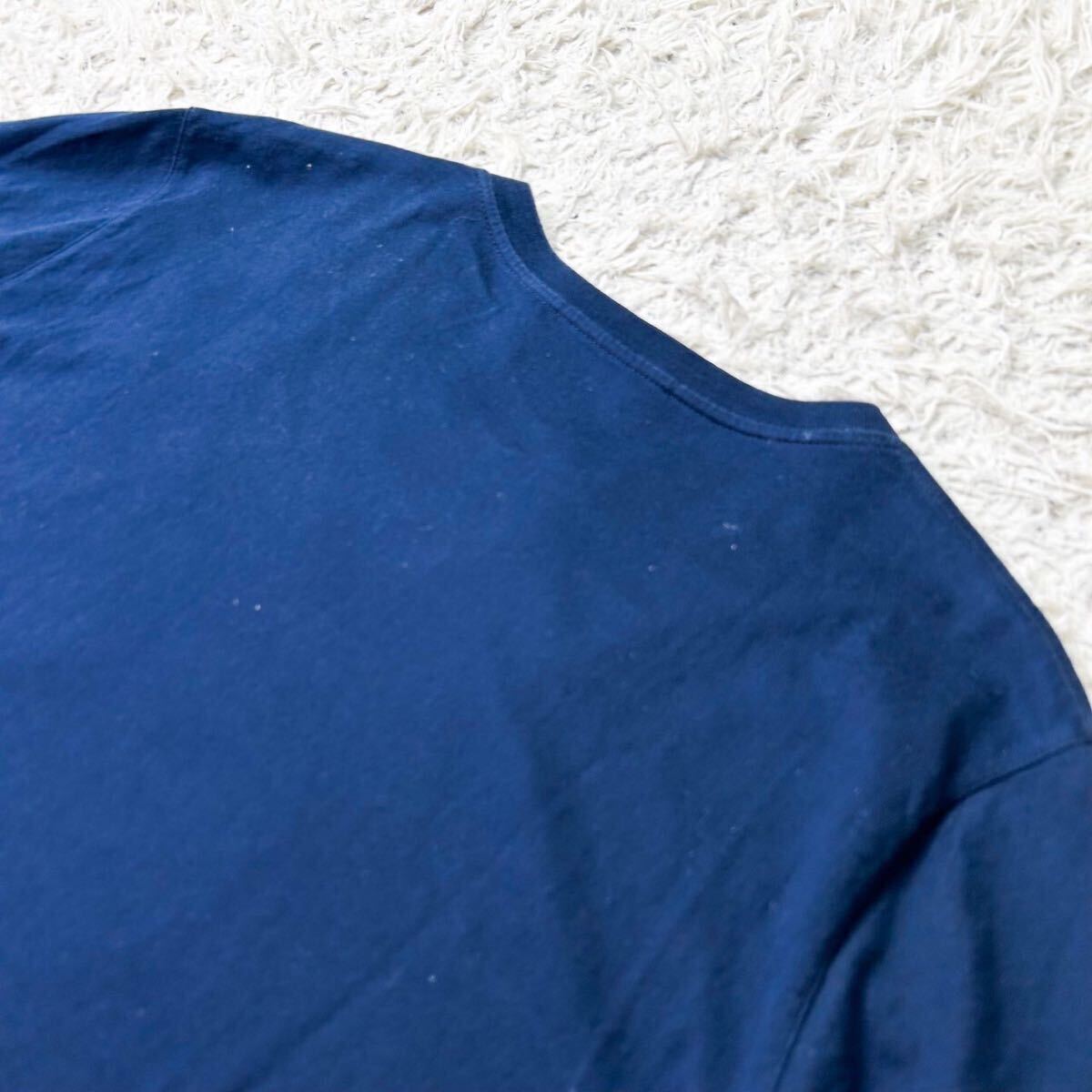 【極美品】XLサイズ LOUIS VUITTON ルイヴィトン Tシャツ ネイビー 紺 Vネック メンズ_画像6