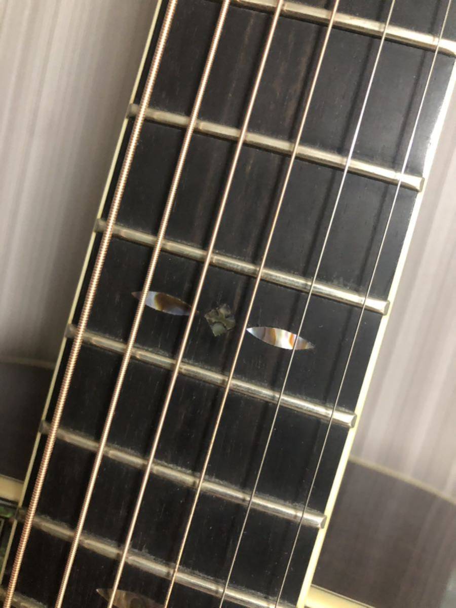 即決送料無料 S.Yairi YD-42 N アコースティック ギター ハードケース 付き 付属品多数 中古 美品 マーチンD42 に似てます_画像4