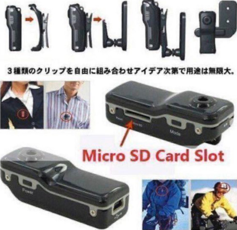 ★新品未使用品★MD80 超小型カメラ 高画質 アクションカメラ 小型カメラ ビデオカメラ 動作検知付き ウェアラブルカメラ 高画質 ドライブ_画像2