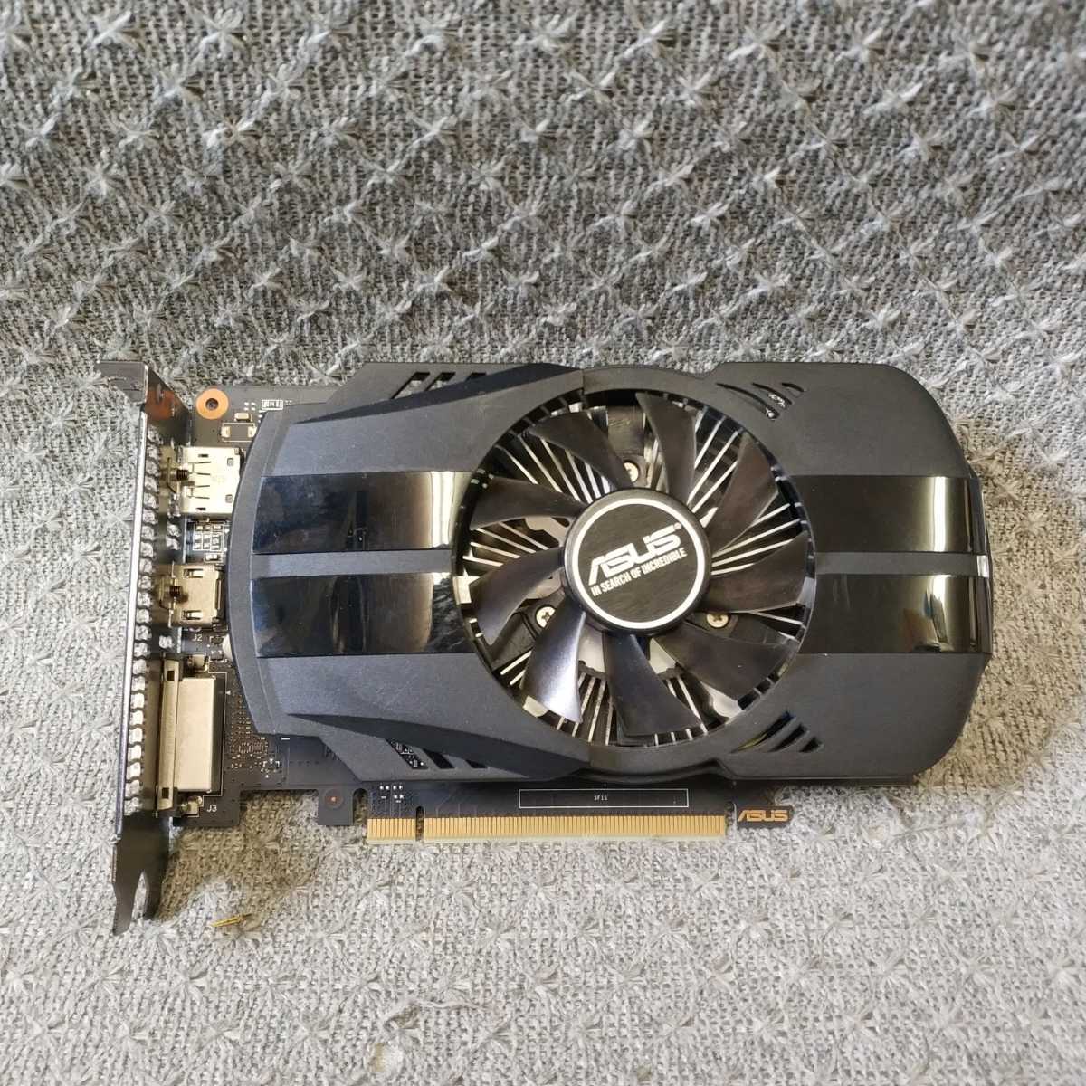 即日発 速達可★ ASUS ビデオカード グラフィックボード GeForce GTX 1050 Ti PH-GTX1050TI-4G GDDR5 4GB ★ 動作確認済 V256_画像1