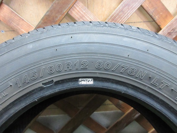 【C537】145/80R12 80/78N ヨコハマ JOB RY52 4本セット!!_画像6