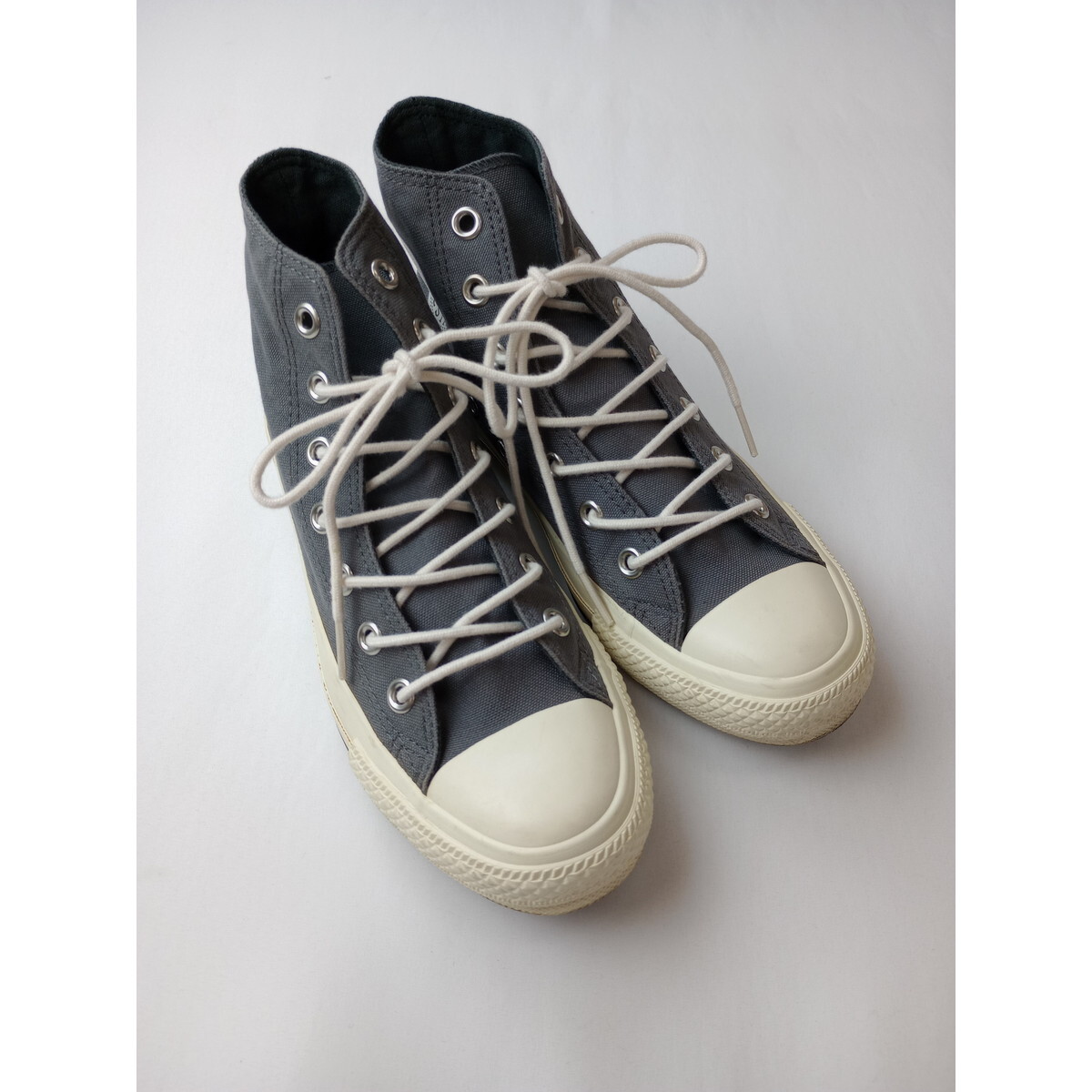 MHL × CONVERSE エムエイチエル コンバース ALL STAR ハイカット スニーカー グレー 5_画像3