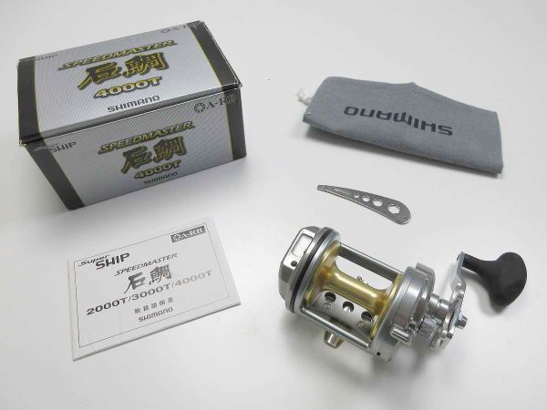 シマノスピードマスター石鯛4000T 未使用/管理AT1535/02 商品 シマノスピードマスター石鯛4000T 未使用/管理AT1535/02 商品