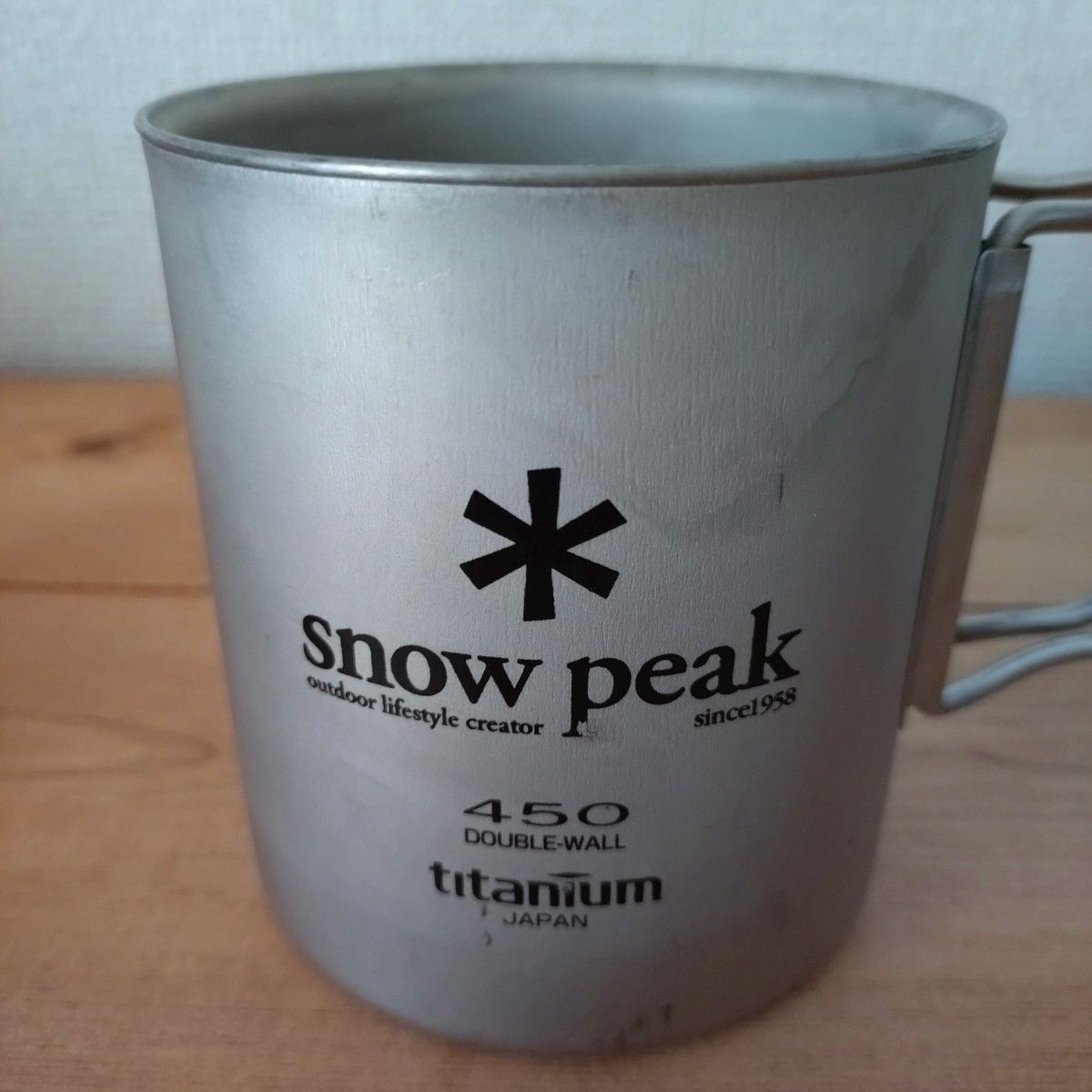 新旧 スノーピーク Snow peak チタンシングルマグ450 2点セット