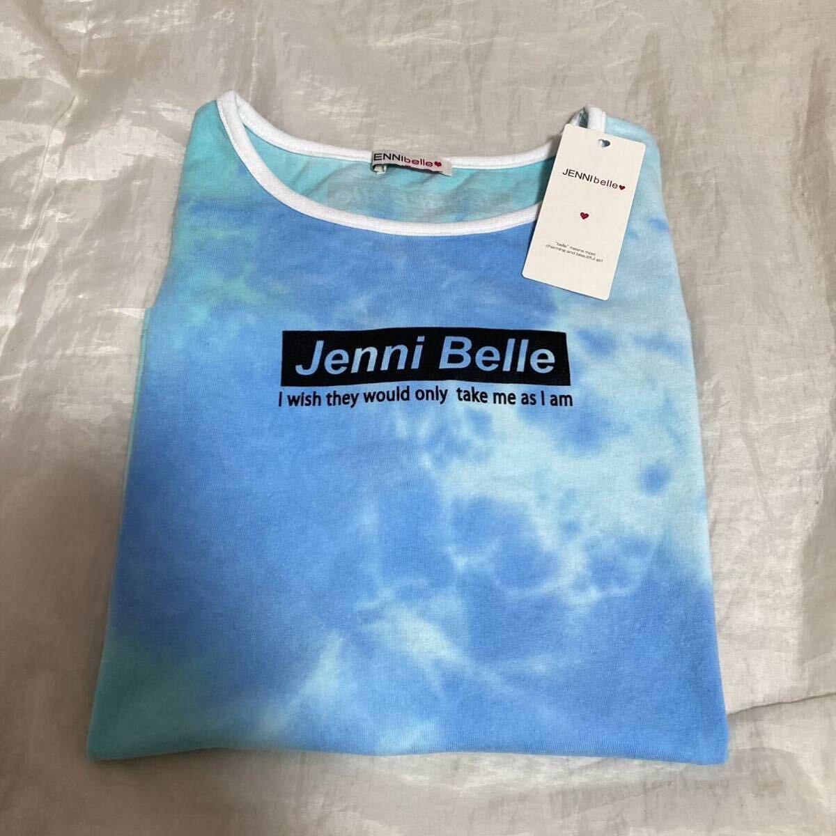 １回着新品同様☆JENNI belle 肩あきTシャツ 150 タイダイ ジェニィ