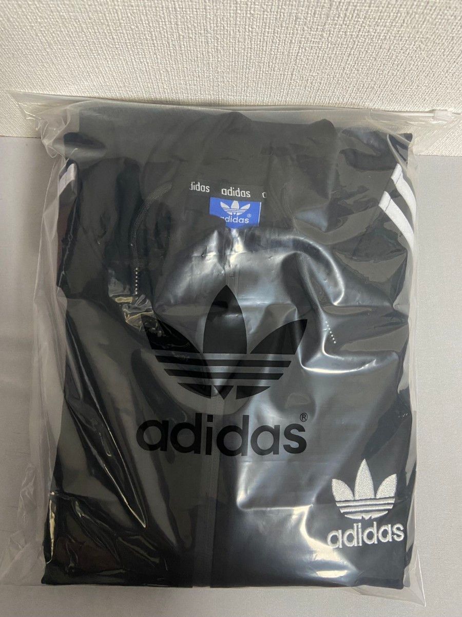 残り僅か　１４８００円→１３０８０円　adidas アディダスオリジナルス　ジップアップパーカー上下セット黒 ／3XL